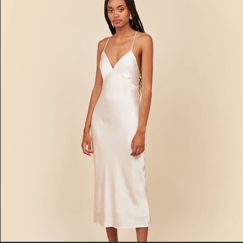 Worn Once! Park & Fifth Davenport in Pearl Silk XS